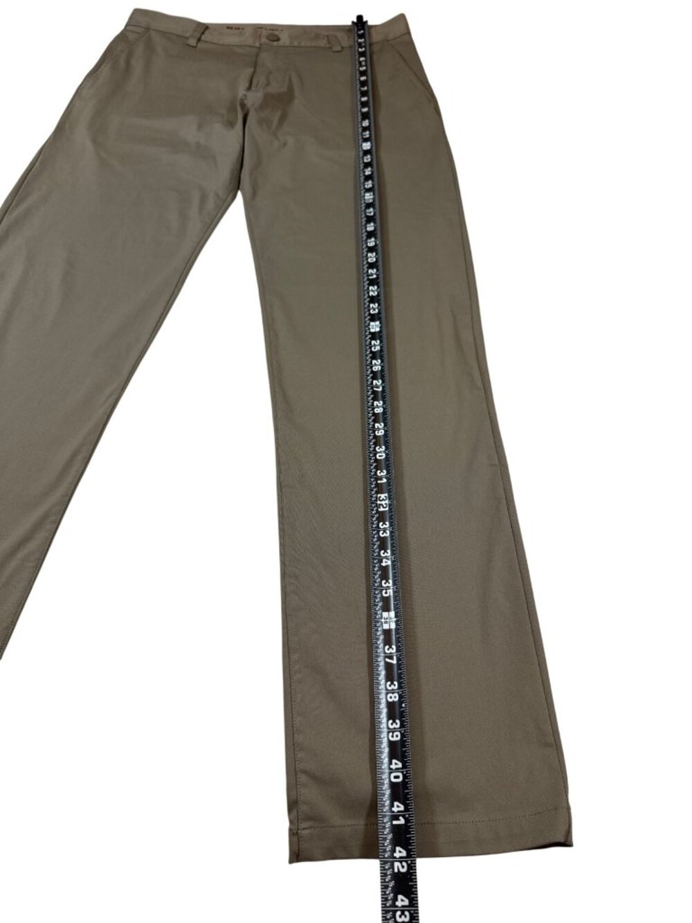 Rhone Mens Commuter Pants Khaki Size 32 X 32 Button & Zipper Front (Y710) - Picture 7 of 8